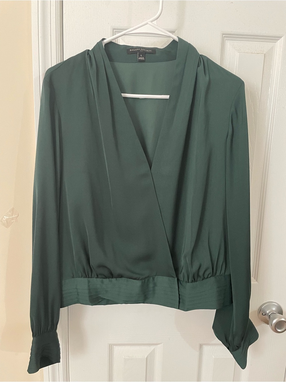Banana Republic Women’s Wrap Front Blouse